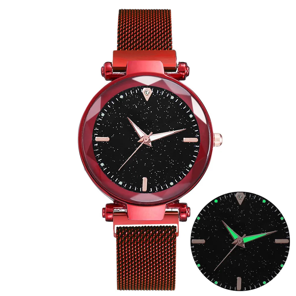 Fashion Starry Sky Women Watches Simple Luminous Stainless Steel Belt Rhinestone Quartz Wristwatch Ladies Clock reloj mujer /C
Fashion Starry Sky Women Watches Simple Luminous Stainless Steel Belt Rhinestone Quartz Wristwatch Ladies Clock reloj mujer /C