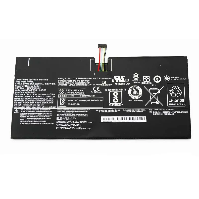 Оригинальный аккумулятор подходит для планшета Lenovo Miix 720-12ikb/5 Pro L15l4pc3 L15m4pc3
Оригинальный аккумулятор подходит для планшета Lenovo Miix 720-12ikb/5 Pro L15l4pc3 L15m4pc3