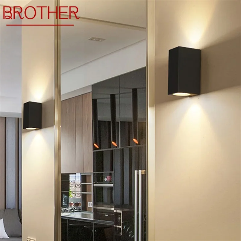 BROTHER Modern Outdoor Sconce Aluminum LED Patio Wall Light Waterproof Creative Decorative For Bedroom Living Room Stairway
BROTHER Modern Outdoor Sconce Aluminum LED Patio Wall Light Waterproof Creative Decorative For Bedroom Living Room Stairway