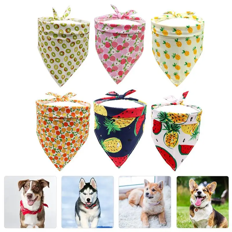 6Pcs Summer Spring Pet Printed Saliva Towel Lovely Collar Bib Scarf Pet Dog Cat Accessories (Mixed Type)
6Pcs Summer Spring Pet Printed Saliva Towel Lovely Collar Bib Scarf Pet Dog Cat Accessories (Mixed Type)