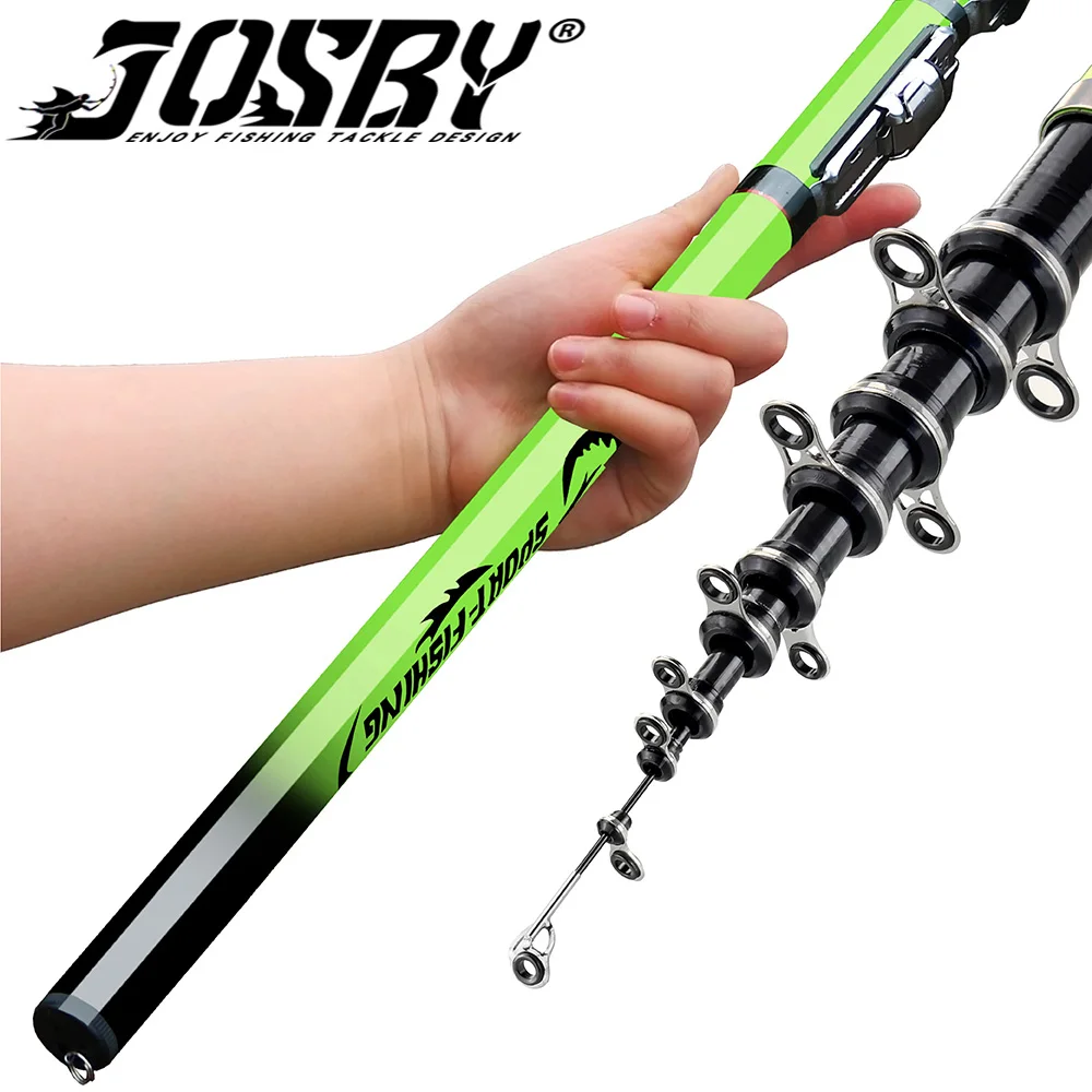 JOSBY Spot 2021 Telescopic Rock Fly Carp Feeder Carbon Fiber Durable Quality Ultralight Portable Travel 3.6/4.5/5.4/6.3M Pole
JOSBY Spot 2021 Telescopic Rock Fly Carp Feeder Carbon Fiber Durable Quality Ultralight Portable Travel 3.6/4.5/5.4/6.3M Pole