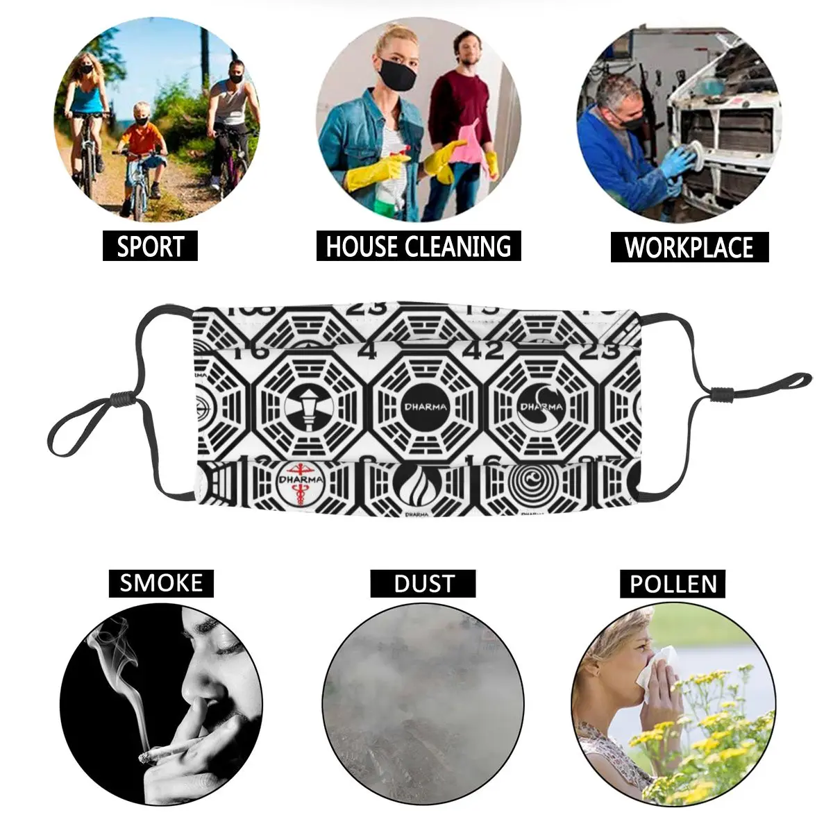 Lost Dharma Reusable Mouth Face Mask Bonsai Zen Kate Jainism Symbol Anti Haze Dust Mask Protection Cover Respirator Mouth Muffle
Lost Dharma Reusable Mouth Face Mask Bonsai Zen Kate Jainism Symbol Anti Haze Dust Mask Protection Cover Respirator Mouth Muffle