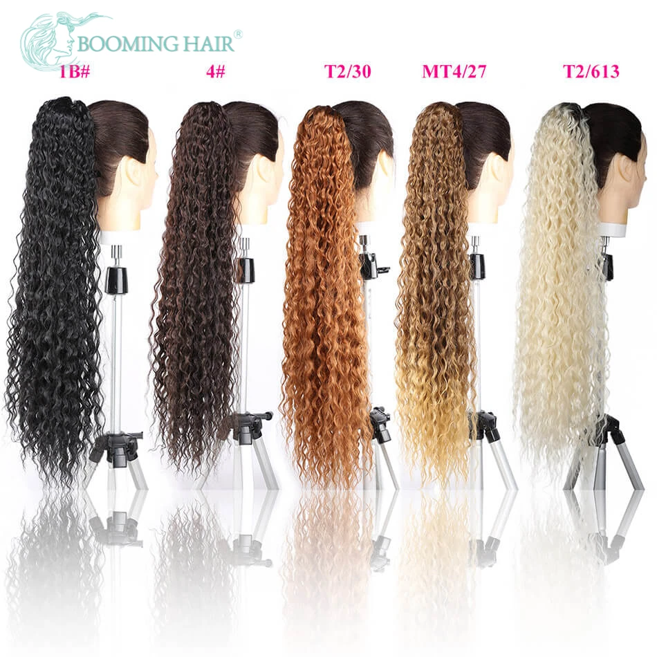 Synthetic Ponytail Water Wave Drawstring Pony Tail Hair Extensions 32 Inches 140G With Two Plastic Combs By BOOMING HAIR
Synthetic Ponytail Water Wave Drawstring Pony Tail Hair Extensions 32 Inches 140G With Two Plastic Combs By BOOMING HAIR