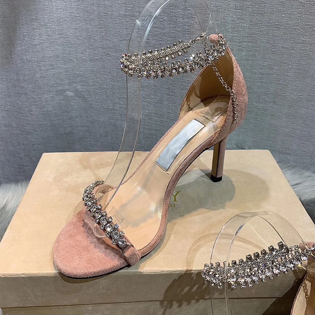 Summer Crystal Chain Designer Women's Sandals Sexy Pole Dance Striptease Girl High Heels Luxury Brand Handmade New Ladies Shoes
Summer Crystal Chain Designer Women's Sandals Sexy Pole Dance Striptease Girl High Heels Luxury Brand Handmade New Ladies Shoes