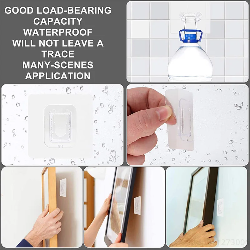 1/12 Pairs Double-Sided Adhesive Kitchen Wall Hook Hanger Strong Transparent Hook Suction Cups Storage For Home And Kitchen
1/12 Pairs Double-Sided Adhesive Kitchen Wall Hook Hanger Strong Transparent Hook Suction Cups Storage For Home And Kitchen