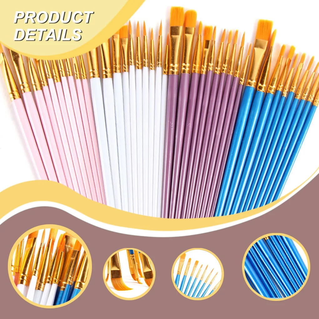 10 Pieces Paint Brushes Watercolor Brush Set Art Glass Paintbrushes Beginners Accessories Professional Artists Supplies
10 Pieces Paint Brushes Watercolor Brush Set Art Glass Paintbrushes Beginners Accessories Professional Artists Supplies