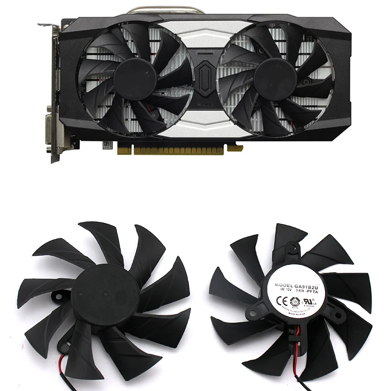 85mm For Zotac GeForce GTX 1050 TS 1050Ti OC Video Card Cooling Cooler Fan 2pin
85mm For Zotac GeForce GTX 1050 TS 1050Ti OC Video Card Cooling Cooler Fan 2pin