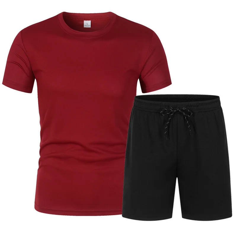 2021 summer casual short-sleeved shorts suit fashion sports round neck T-shirt pants suit men and women trend solid color suit
2021 summer casual short-sleeved shorts suit fashion sports round neck T-shirt pants suit men and women trend solid color suit