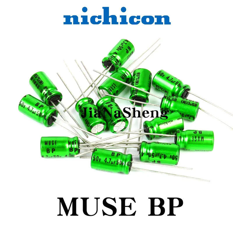 10 шт. 50V4.7UF 6.3X11 MUSE BP, зеленое с аудио конденсаторов 4,7 мкФ с алюминиевой крышкой, 50В электролитический конденсатор фирмы NICHICON
10 шт. 50V4.7UF 6.3X11 MUSE BP, зеленое с аудио конденсаторов 4,7 мкФ с алюминиевой крышкой, 50В электролитический конденсатор фирмы NICHICON