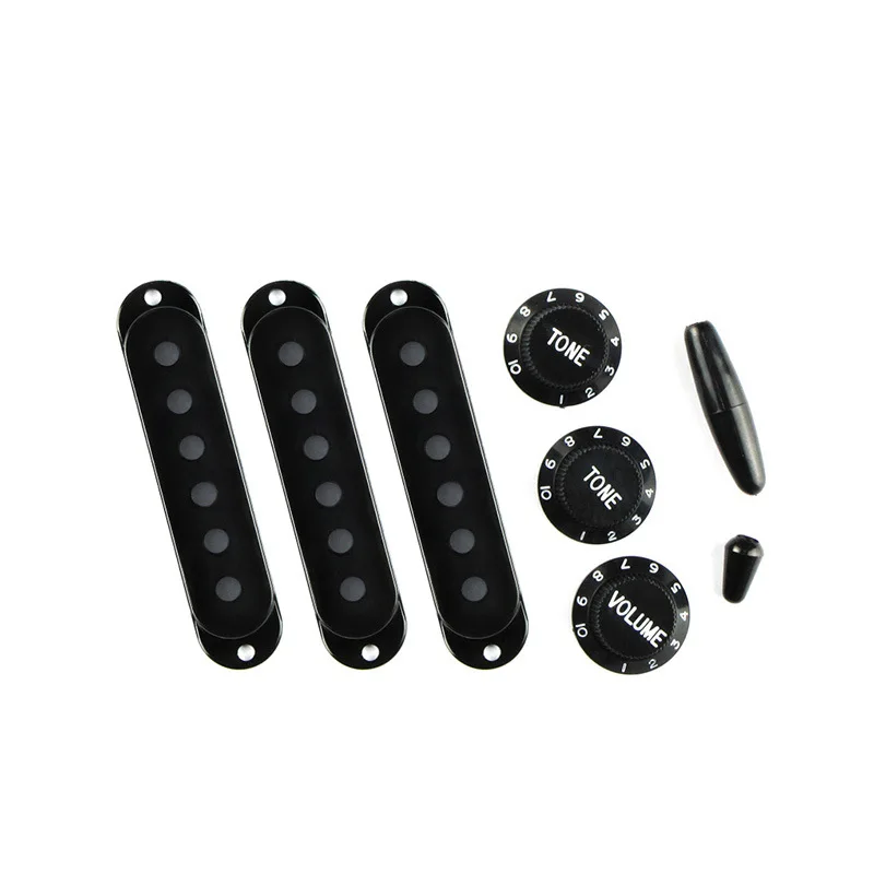 Ohello 48/50/52mm Plastic Single Coil Pickup Cover Black/ White/Cream 2T1V Guitar Knob Volume Button Cap Switch Arm Tip
Ohello 48/50/52mm Plastic Single Coil Pickup Cover Black/ White/Cream 2T1V Guitar Knob Volume Button Cap Switch Arm Tip