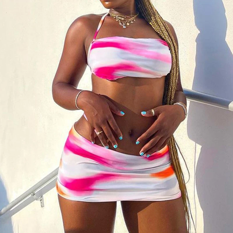 Tie Dye Printed Cami Micro Skirt 2 Piece Set Women Beach Style Sleeveless Halter Corset Crop Top Skirts Sexy Suit Sets Iamhotty
Tie Dye Printed Cami Micro Skirt 2 Piece Set Women Beach Style Sleeveless Halter Corset Crop Top Skirts Sexy Suit Sets Iamhotty