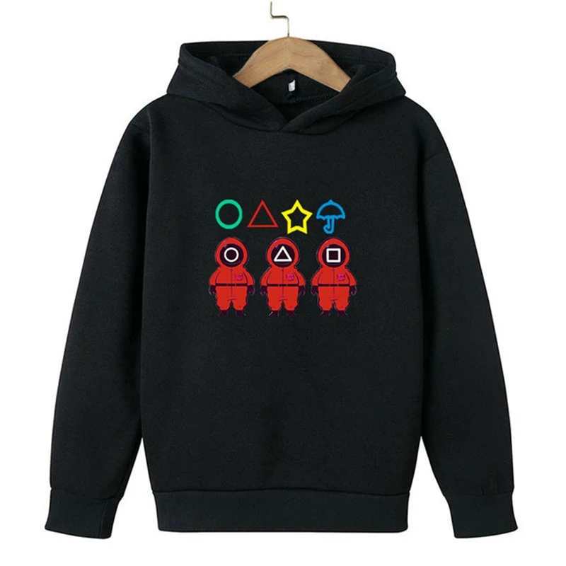 Squid Game Hoodie Baby Clothes Girl Clothing Boys Hoodie Teenager Clothes Hooded Sweatshirt Children's Role Playing Squid Game
Squid Game Hoodie Baby Clothes Girl Clothing Boys Hoodie Teenager Clothes Hooded Sweatshirt Children's Role Playing Squid Game