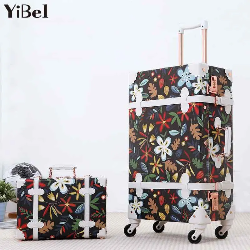 Retro Carry on Travel Luggage Set Spinner Wheels TSA lock 20 22 24 inch Women School College Business Portable Suitcase
Retro Carry on Travel Luggage Set Spinner Wheels TSA lock 20 22 24 inch Women School College Business Portable Suitcase
