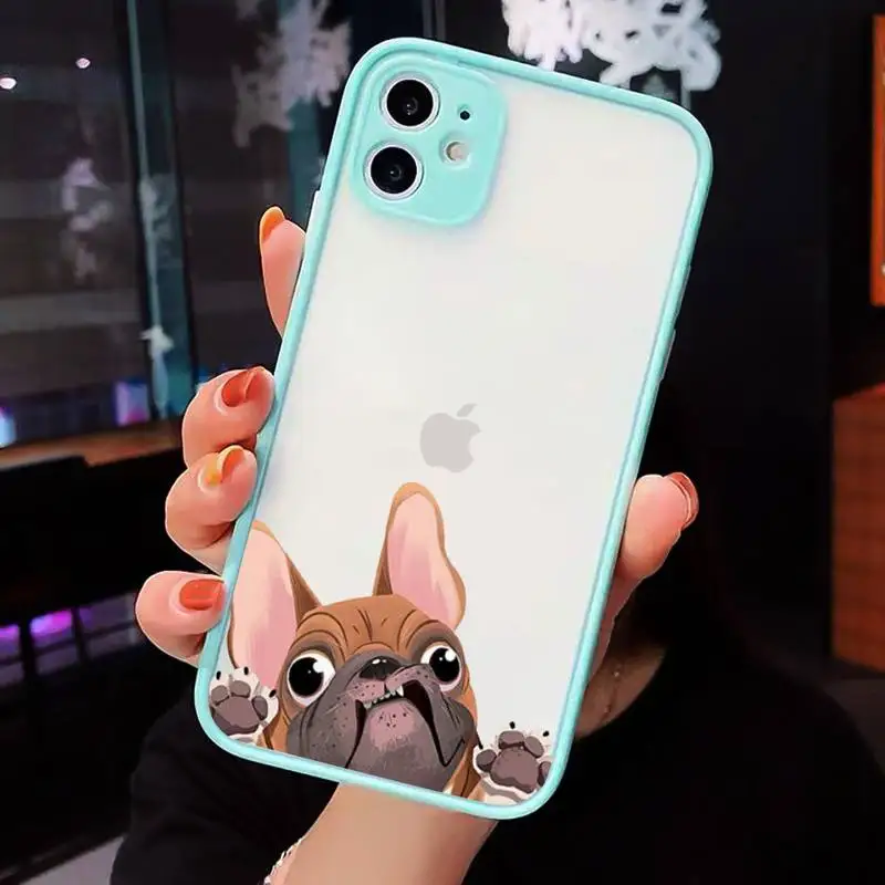 Pug Dog French Bulldog Phone Case matte transparent Clear Funda For blue iPhone 7 8 x xs xr 11 12 pro plus max mini 
Pug Dog French Bulldog Phone Case matte transparent Clear Funda For blue iPhone 7 8 x xs xr 11 12 pro plus max mini
