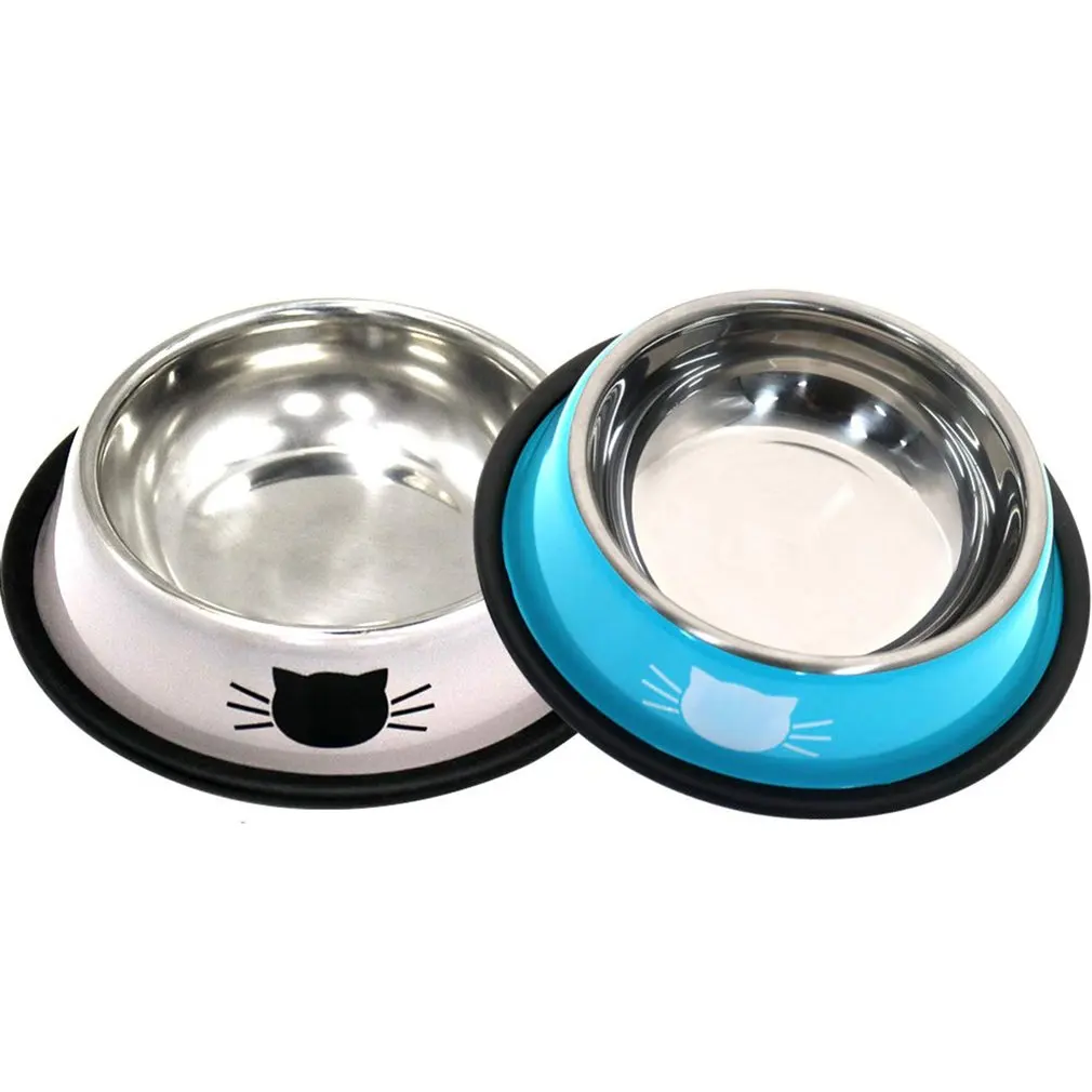 2 Pcs/set Cat Bowls Set Non-slip Stainless Steel Cat Bowl Cat Water Bowl Cat Bowl Raised Bowls And Drinking For Pet
2 Pcs/set Cat Bowls Set Non-slip Stainless Steel Cat Bowl Cat Water Bowl Cat Bowl Raised Bowls And Drinking For Pet