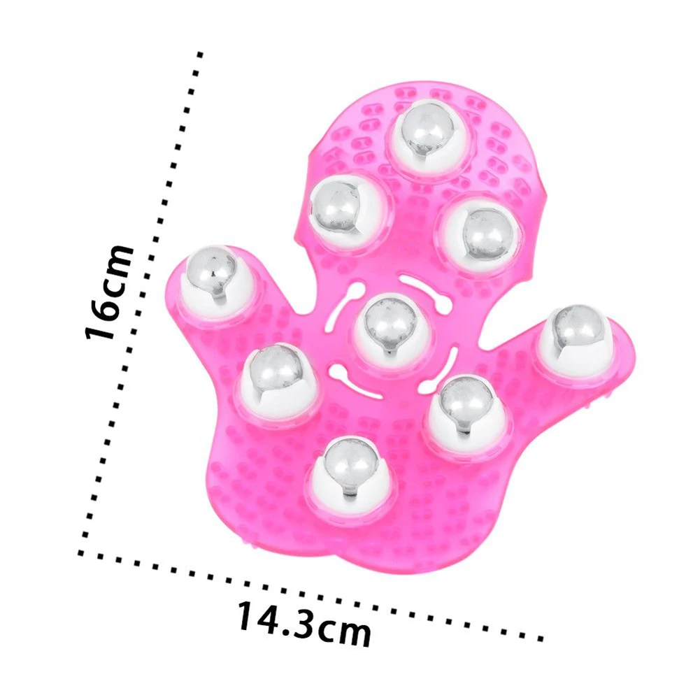 Roller Ball Body Massage Glove Anti-cellulite Muscle Pain Relief Relax Nine Beads Massager for Neck Back Shoulder Face Lift Tool
Roller Ball Body Massage Glove Anti-cellulite Muscle Pain Relief Relax Nine Beads Massager for Neck Back Shoulder Face Lift Tool