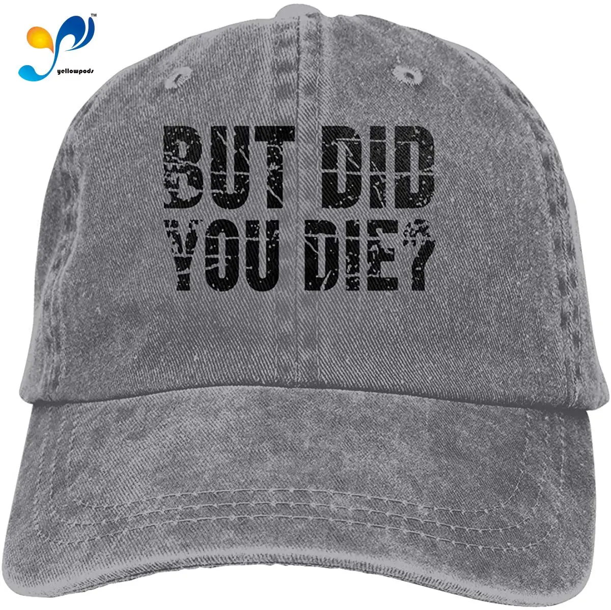 Qevenon-08 Men's/Women's But Did You Die Cotton Denim Baseball Cap Adjustable Trucker Cap
Qevenon-08 Men's/Women's But Did You Die Cotton Denim Baseball Cap Adjustable Trucker Cap