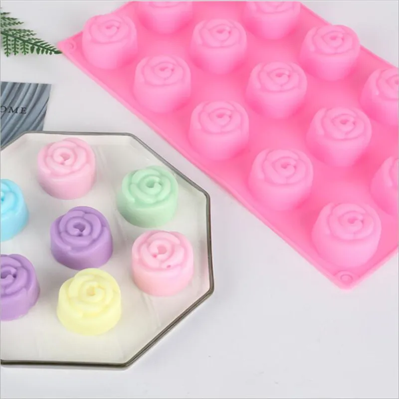 15 Holes Rose Flower Ice Cube Mold DIY Chocolate Jelly Candy Making Molds Fondant Cake Decoration Sugarcrafts Resin Crafts
15 Holes Rose Flower Ice Cube Mold DIY Chocolate Jelly Candy Making Molds Fondant Cake Decoration Sugarcrafts Resin Crafts