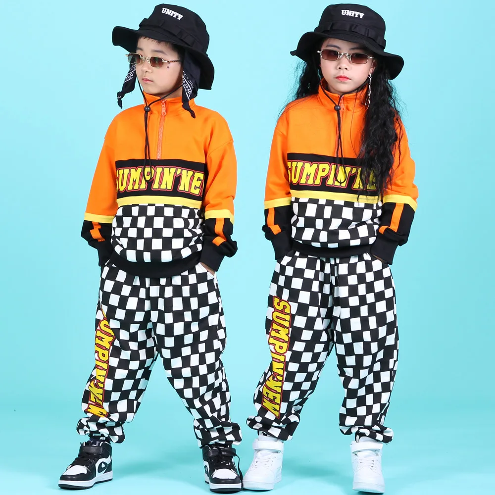 Hip Hop Costumes Children Street Dance Clothes Kids Modern Outfit Stage Performance Wear Plaid Long Sleeve Top Pants DNV12832
Hip Hop Costumes Children Street Dance Clothes Kids Modern Outfit Stage Performance Wear Plaid Long Sleeve Top Pants DNV12832