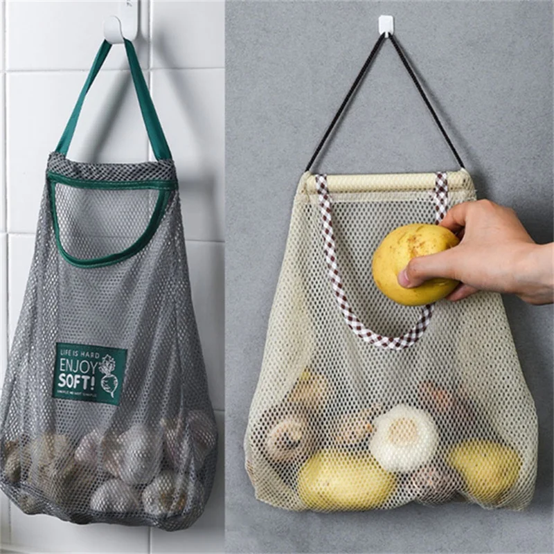 Portable Fruit Vegetable Storage Bag Reusable Grocery Bags Hanging Bags Washable Cotton Net Organic Organizer Kitchen Supplies
Portable Fruit Vegetable Storage Bag Reusable Grocery Bags Hanging Bags Washable Cotton Net Organic Organizer Kitchen Supplies
