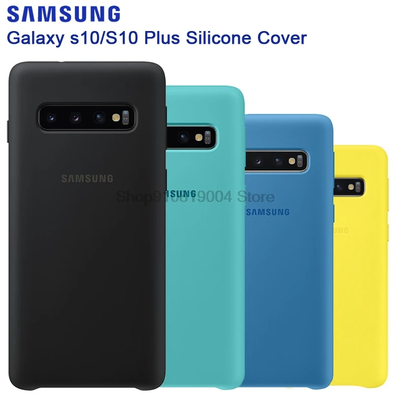 

Samsung Official Soft Silicone Cover For Samsung Galaxy S10 X SM-G9730 S10+ S10 Plus SM-G9750 Back Case Housings