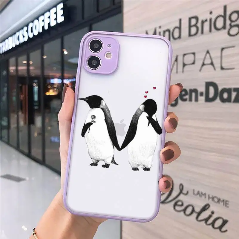 Lovely Penguin Polar Bear Phone Cases matte transparent For iphone 7 8 11 12 plus mini x xs xr pro max cover
Lovely Penguin Polar Bear Phone Cases matte transparent For iphone 7 8 11 12 plus mini x xs xr pro max cover