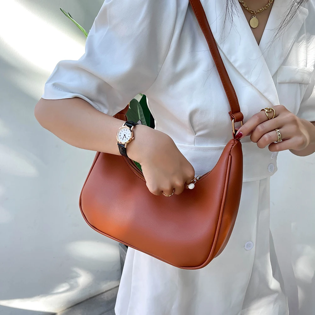 Retro Women PU Leather Shoulder Underarm Bag Casual Ladies All seasons Wild Casual Solid Color Daily Travel Handbags Purse
Retro Women PU Leather Shoulder Underarm Bag Casual Ladies All seasons Wild Casual Solid Color Daily Travel Handbags Purse