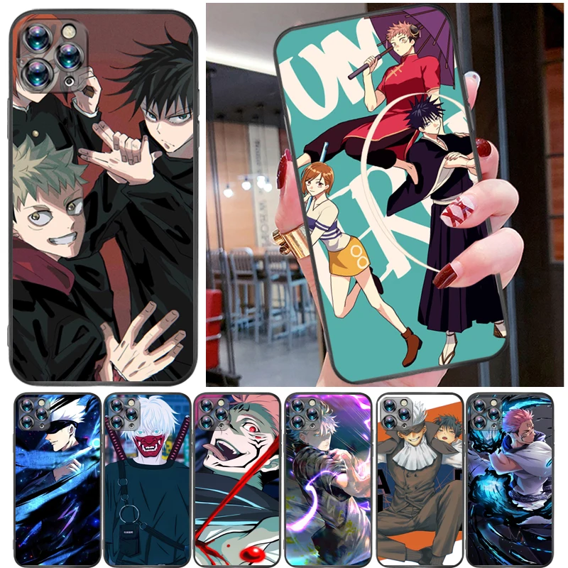 Jujutsu Kaisen Sukuna Yuji Itadori Satoru Gojo Fushiguro Megumi Phone Case For iPhone 11 Pro MAX Carcasa Back Cover Coque Cases 
Jujutsu Kaisen Sukuna Yuji Itadori Satoru Gojo Fushiguro Megumi Phone Case For iPhone 11 Pro MAX Carcasa Back Cover Coque Cases
