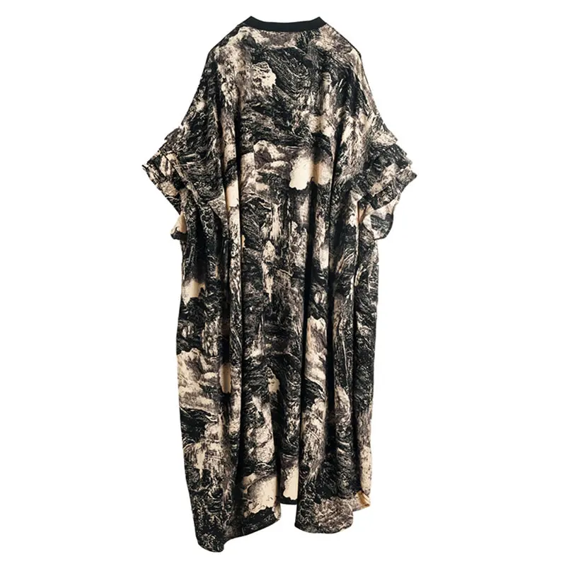 XITAO Ink Painting Floral Print Shirt Dress Summer New Arrival Vintage Print Stand Collar Batwing Sleeve Split Fork Midi WMD1885
XITAO Ink Painting Floral Print Shirt Dress Summer New Arrival Vintage Print Stand Collar Batwing Sleeve Split Fork Midi WMD1885