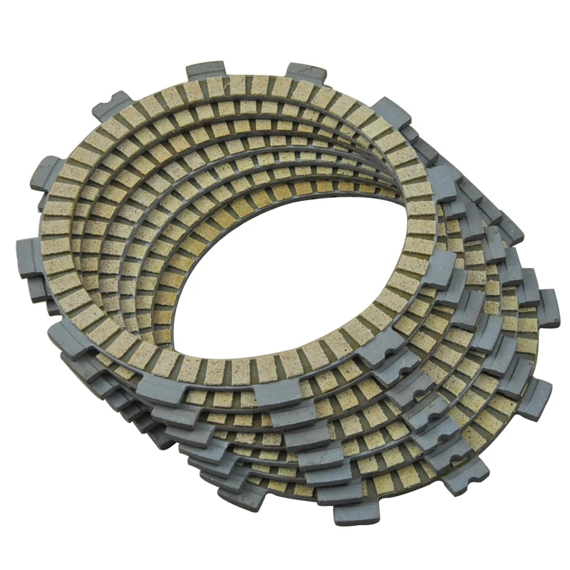 7Pc Motorcycle Clutch disc Plates for Suzuki RM125 81-85 PE175 Enduro 80-84 GSX250 GS250T RS175 80-82 LT250S Quadsport 250 89-90 
7Pc Motorcycle Clutch disc Plates for Suzuki RM125 81-85 PE175 Enduro 80-84 GSX250 GS250T RS175 80-82 LT250S Quadsport 250 89-90