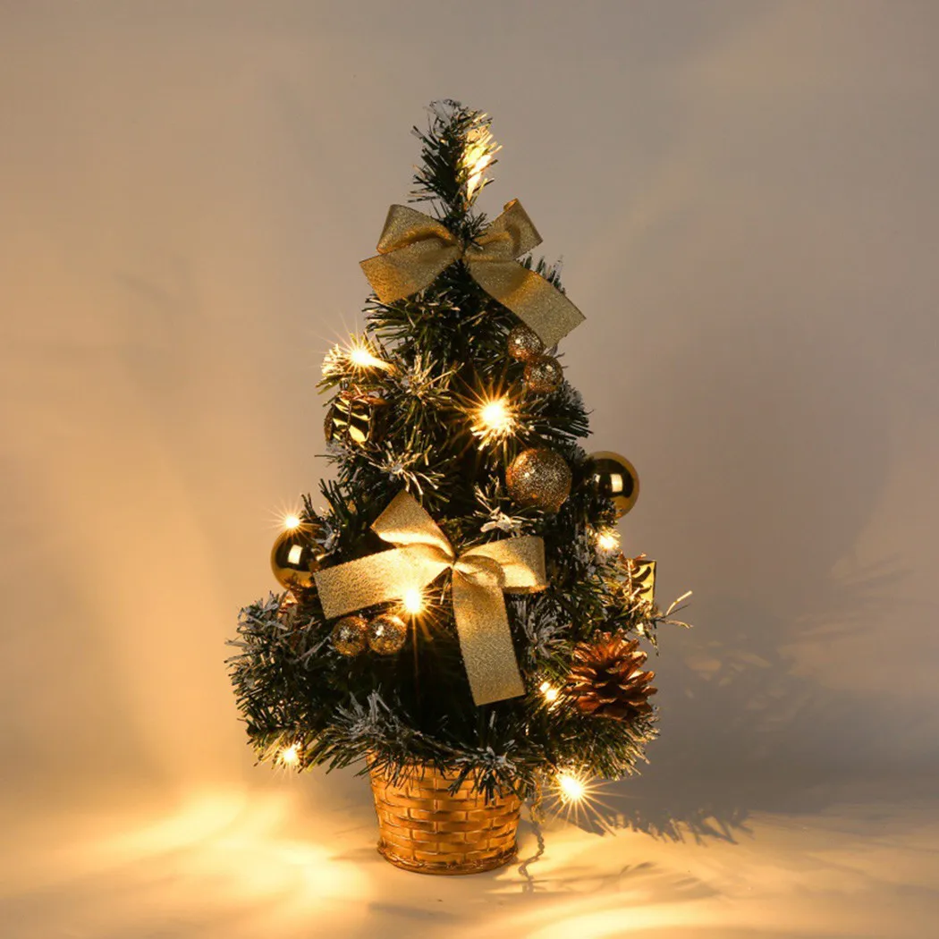 Mini Christmas Tree Tabletop Artificial Ornament Xmas Tree With LED Lights Dining Table LED Christmas Tree Night Light Decor
Mini Christmas Tree Tabletop Artificial Ornament Xmas Tree With LED Lights Dining Table LED Christmas Tree Night Light Decor