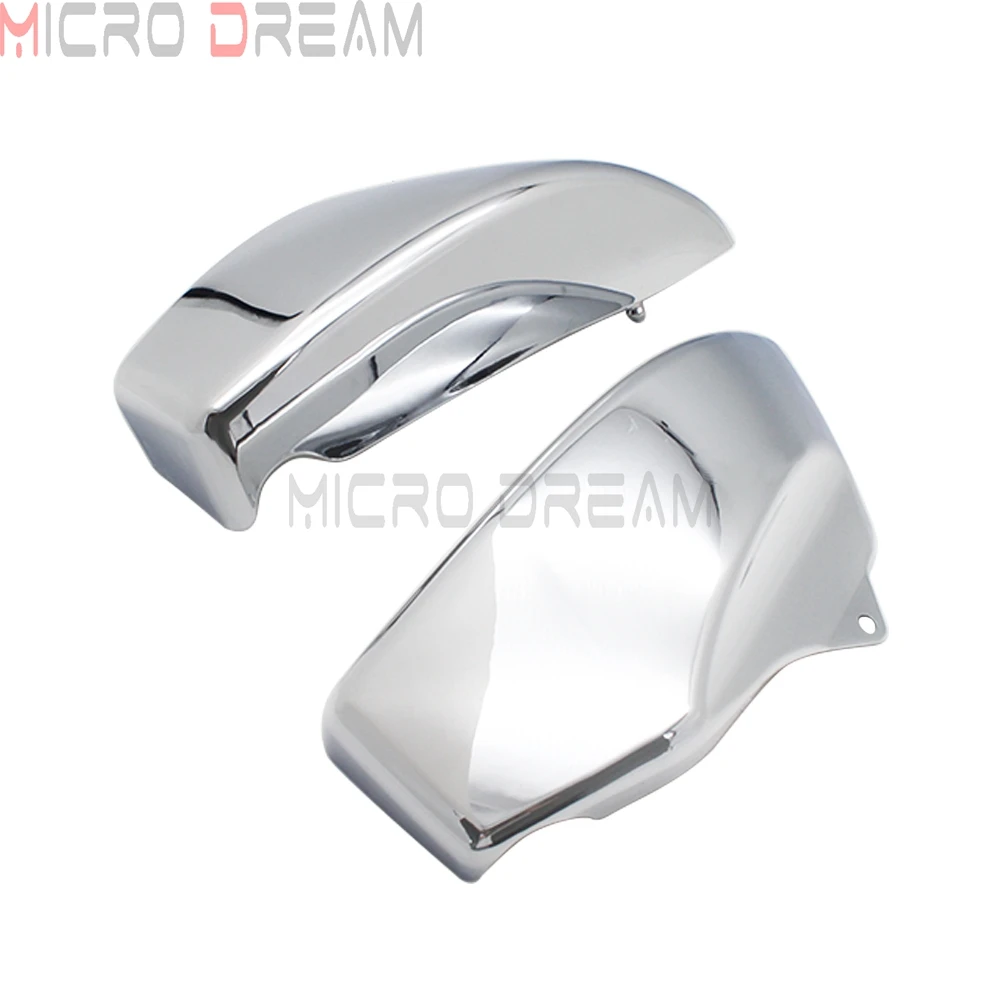 VTX 1800 R S N F T Motorcycle Side Battery Fairing Cover For Honda VTX1800 VTX1800R VTX1800N VTX1800F VTX1800T 2002-2008 Chrome |