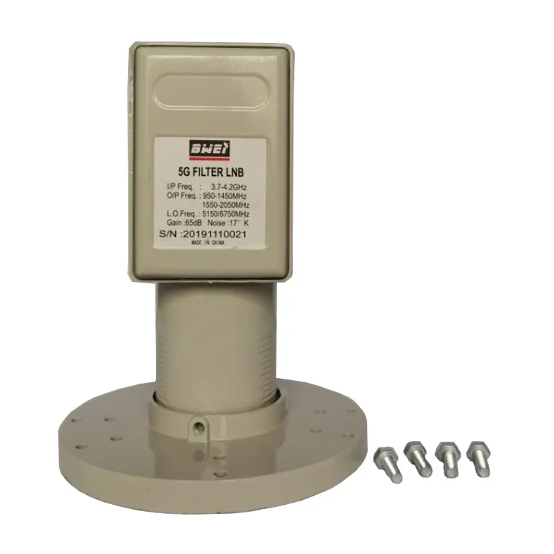 Four output Input 3.7 to 4.2GHZ C Band Lnb QUAD Lnb C Band HD super strong gain Anti 5G interference
Four output Input 3.7 to 4.2GHZ C Band Lnb QUAD Lnb C Band HD super strong gain Anti 5G interference
