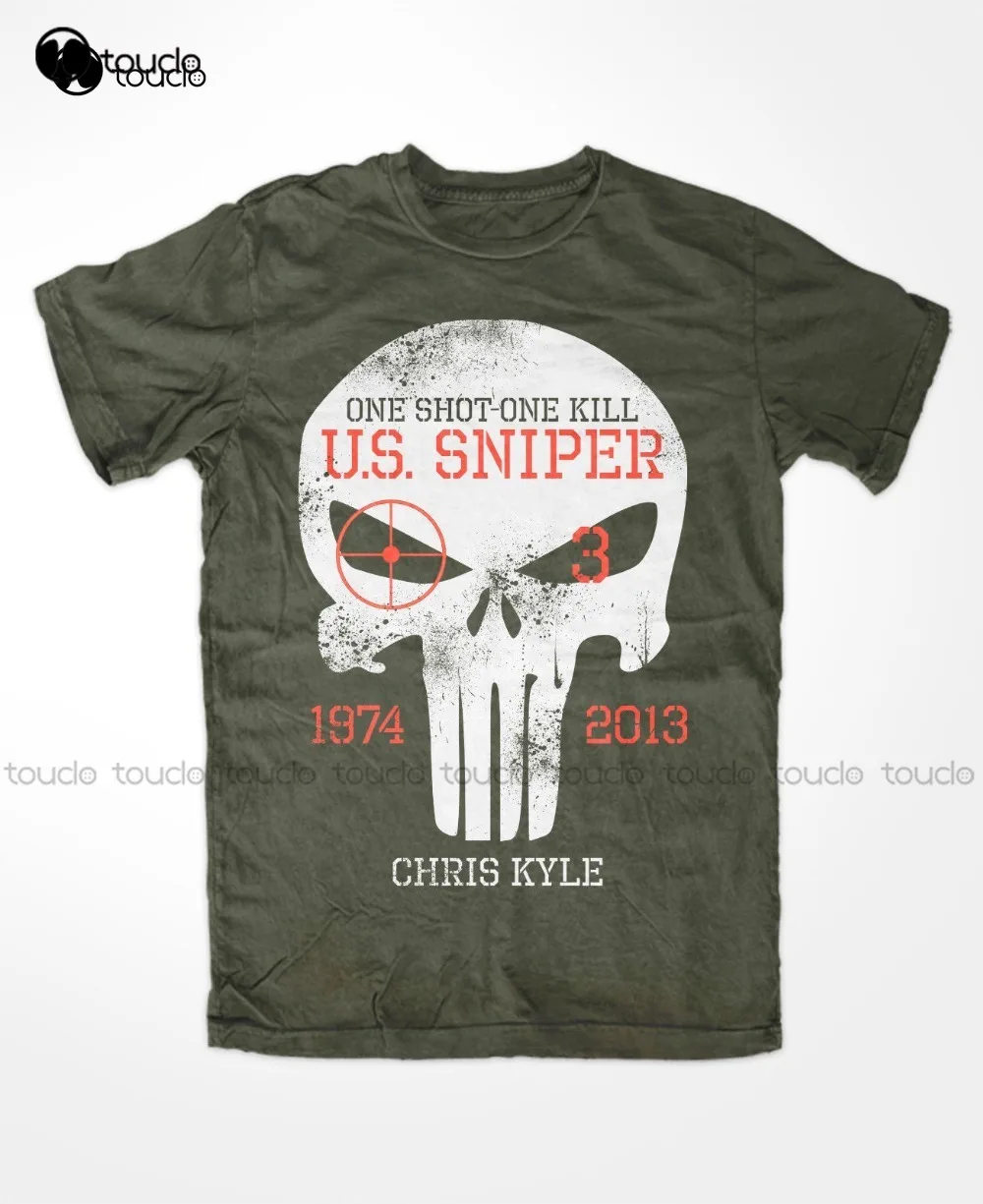 Chris Kyle T-Shirt Oliv The Devil Of Ramadi American Sniper Scharfschutze Cpo Newest Fashion O-Neck Brand Men'S Tee Shirt Unisex
Chris Kyle T-Shirt Oliv The Devil Of Ramadi American Sniper Scharfschutze Cpo Newest Fashion O-Neck Brand Men'S Tee Shirt Unisex