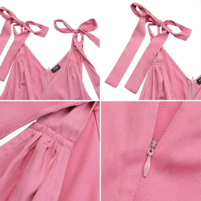 Women Dress VONDA 3 Colors Summer Elegant Pleated Solid Sleeveless Baggy Dresses 2021 Sexy V Neck Zipper Vestidos Longue Robe
Women Dress VONDA 3 Colors Summer Elegant Pleated Solid Sleeveless Baggy Dresses 2021 Sexy V Neck Zipper Vestidos Longue Robe
