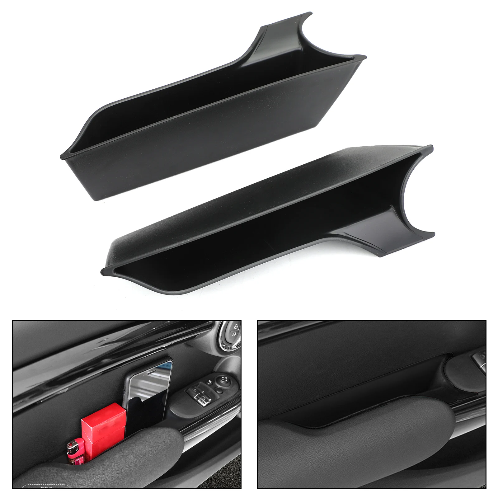 Areyourshop For MINI Cooper F56 Black Interior Door Armrest Storage Box Organizer Holde Tirm Car Auto Accessories Parts
Areyourshop For MINI Cooper F56 Black Interior Door Armrest Storage Box Organizer Holde Tirm Car Auto Accessories Parts