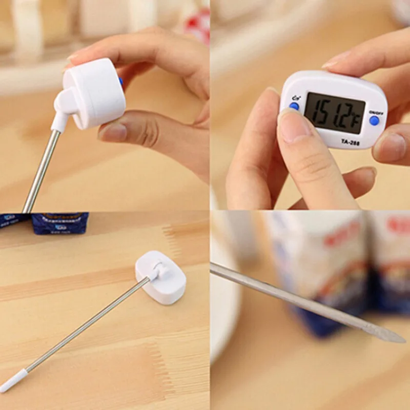 Kitchen Rotary Barbecue Thermometer Food Thermometer Baking Temperature Measurement Essential Milk Oil Temperature Meter
Kitchen Rotary Barbecue Thermometer Food Thermometer Baking Temperature Measurement Essential Milk Oil Temperature Meter