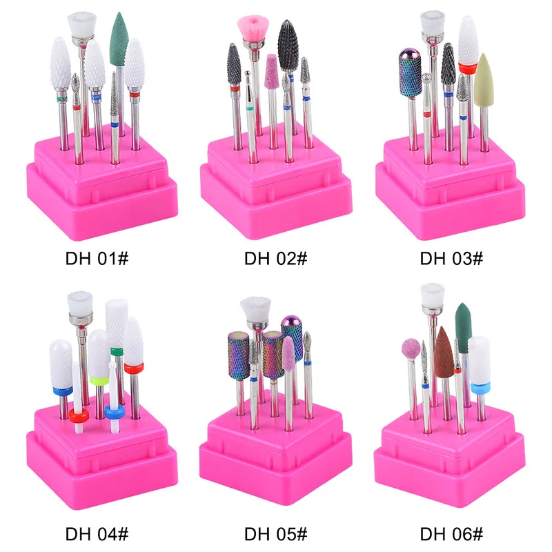 7pcs/set Ceramic Nail Drill Bits Set Milling Cutter Burrs for Manicure Machine Nail Pedicure Accessories Electric Nail Art Tools
7pcs/set Ceramic Nail Drill Bits Set Milling Cutter Burrs for Manicure Machine Nail Pedicure Accessories Electric Nail Art Tools