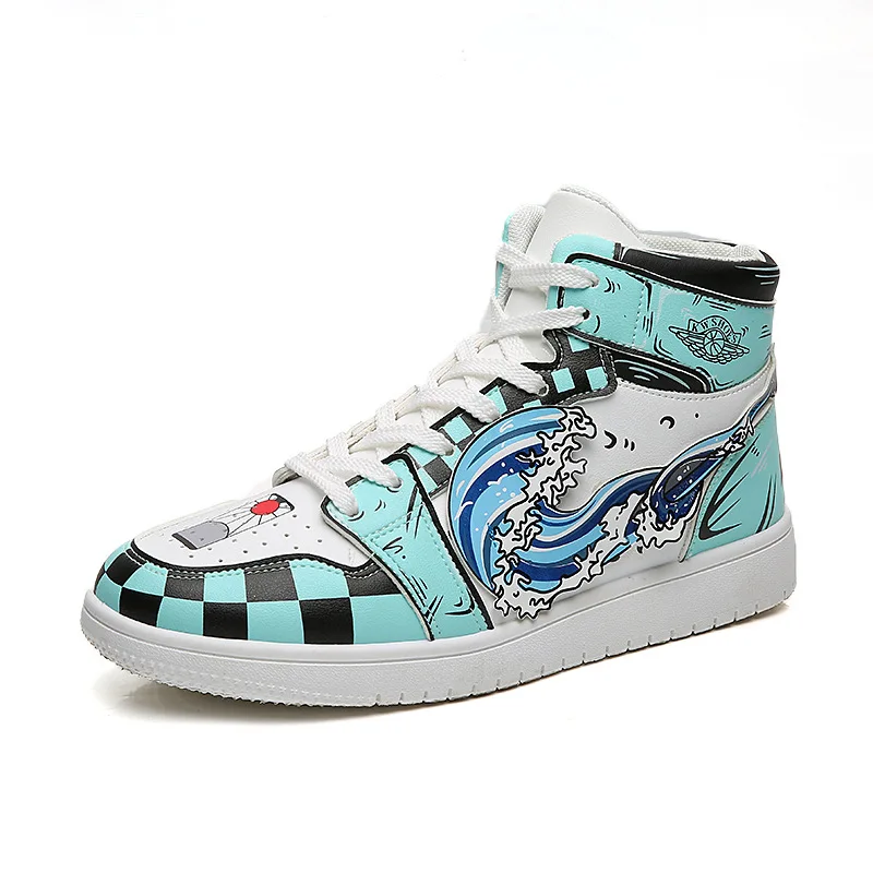 2021 New Men's Casual Sports Shoes Cartoon Student High-top Shoes Sneakers Running Shoes Basketball Shoes
2021 New Men's Casual Sports Shoes Cartoon Student High-top Shoes Sneakers Running Shoes Basketball Shoes
