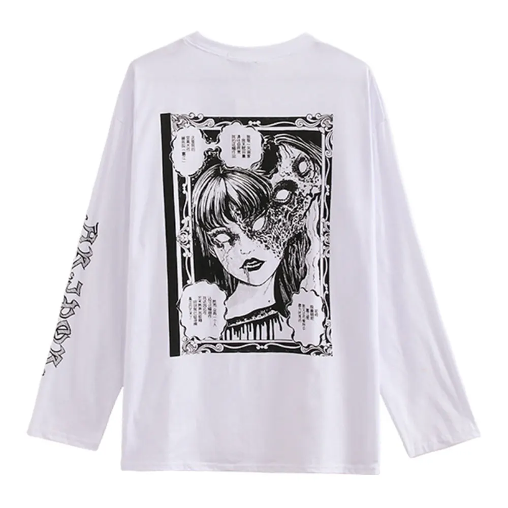 ZOTTSOZ Japanese Harajuku Anime Cartoon Girl Print Long Sleeve T-Shirts Women 2021 Fashion Cotton Casual Loose Korean Tees Tops
ZOTTSOZ Japanese Harajuku Anime Cartoon Girl Print Long Sleeve T-Shirts Women 2021 Fashion Cotton Casual Loose Korean Tees Tops