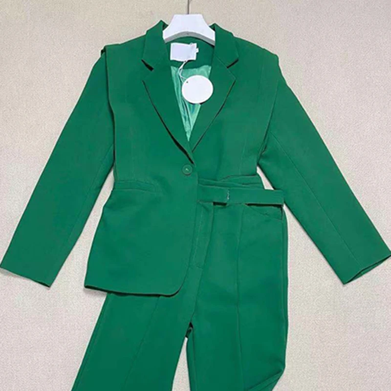 TWOTWINSTYLE Solid Casual Two Piece Set For Women Notched Long Sleeve Blazer High Waist Full Length Pant Elegant Female 2021 New
TWOTWINSTYLE Solid Casual Two Piece Set For Women Notched Long Sleeve Blazer High Waist Full Length Pant Elegant Female 2021 New