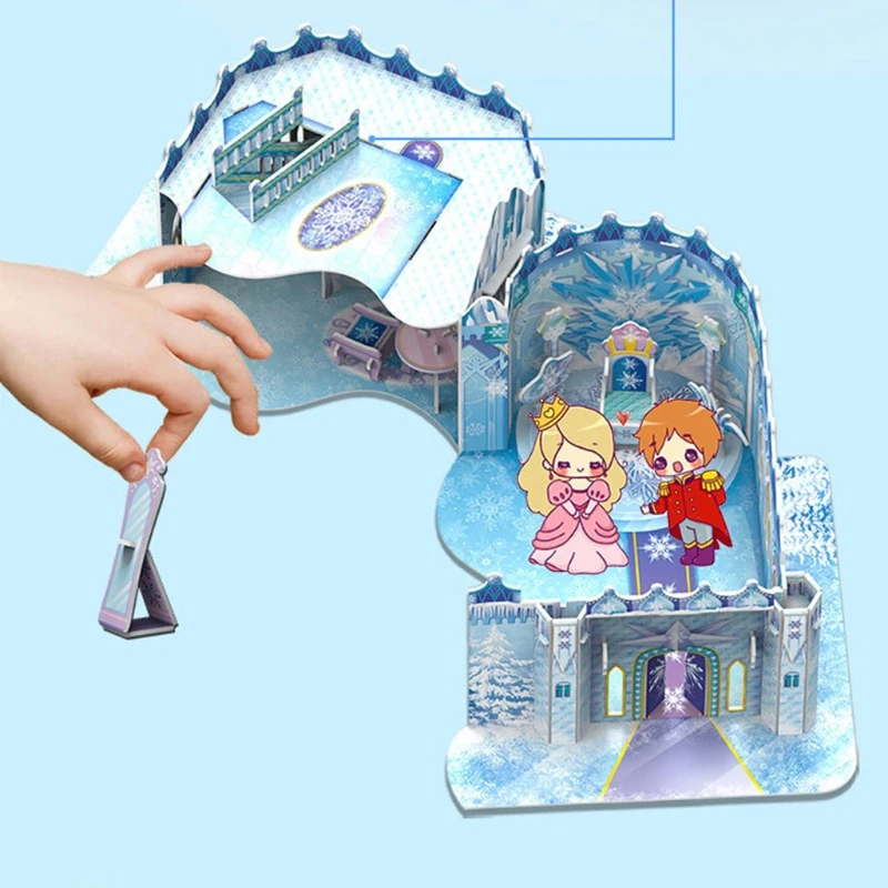 Model Ice Snow Castle DIY Jigsaw Disassemble Montessori Block Dollhouse for Activity Center Girls Birthday Gift A2UB
Model Ice Snow Castle DIY Jigsaw Disassemble Montessori Block Dollhouse for Activity Center Girls Birthday Gift A2UB