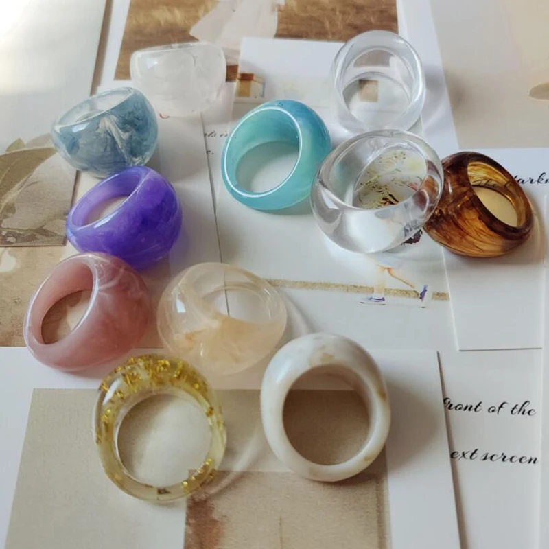 2021 New Colorful Transparent Acrylic Irregular Marble Pattern Ring Resin Tortoise Rings for Women Girls Jewelry
2021 New Colorful Transparent Acrylic Irregular Marble Pattern Ring Resin Tortoise Rings for Women Girls Jewelry