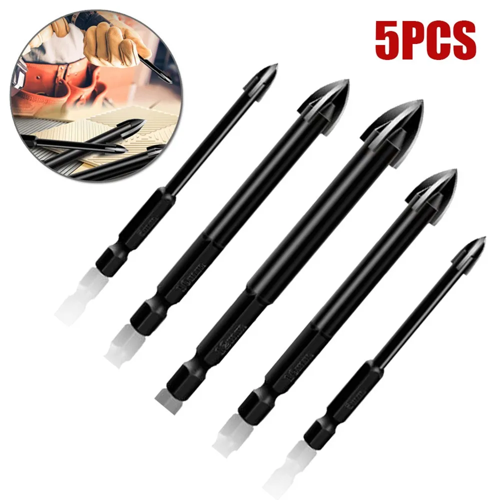 5-12mm Drill Bit 5Pcs Drill Bits Set Carbide Ceramic Cutting Glass Kit Tile Porcelain
5-12mm Drill Bit 5Pcs Drill Bits Set Carbide Ceramic Cutting Glass Kit Tile Porcelain