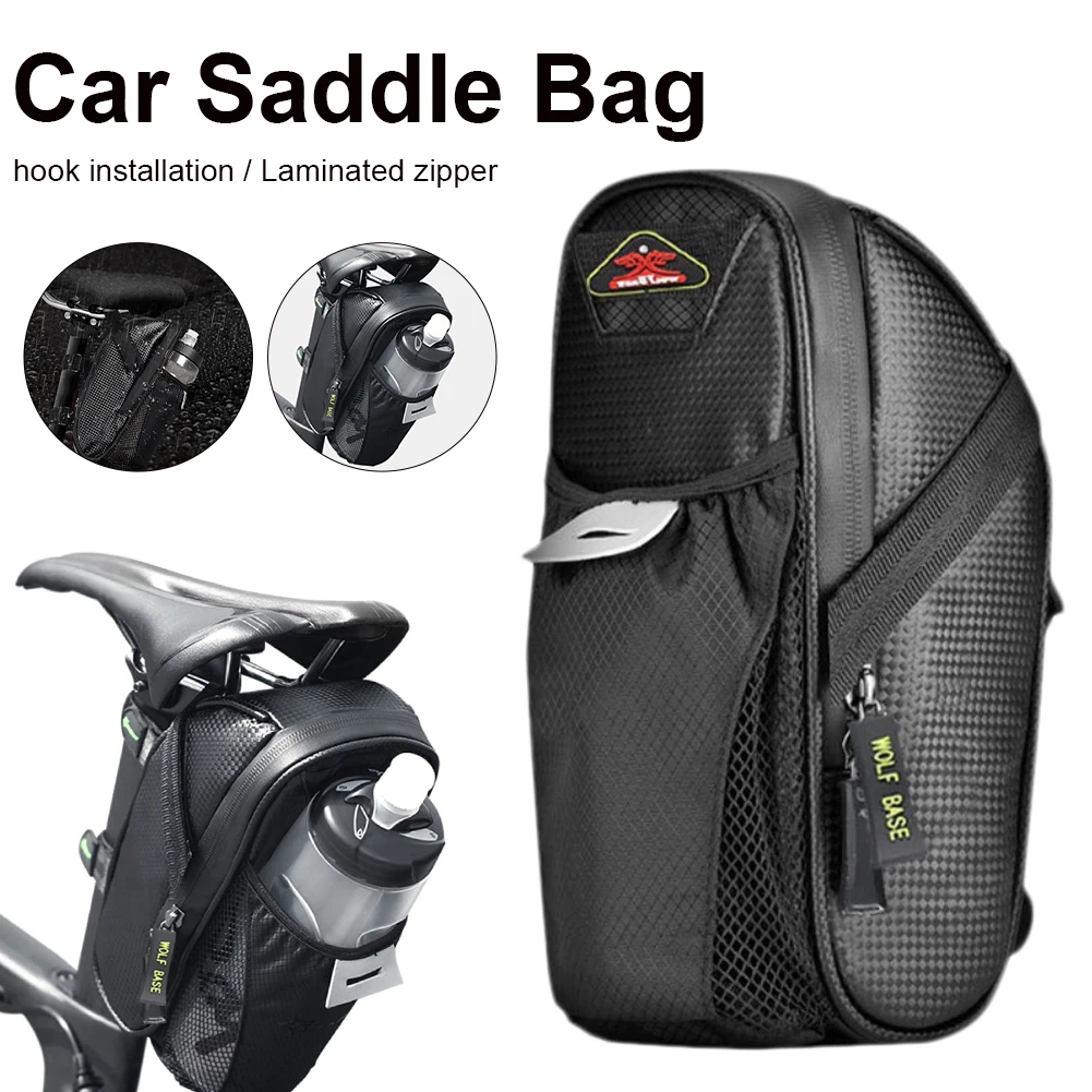 Bicycle Waterproof Saddle Bag Storage Seat Bag Cycling Mountain Road Bike Tail Bag with Water Bottle Holder Bicycle Accessories
Bicycle Waterproof Saddle Bag Storage Seat Bag Cycling Mountain Road Bike Tail Bag with Water Bottle Holder Bicycle Accessories