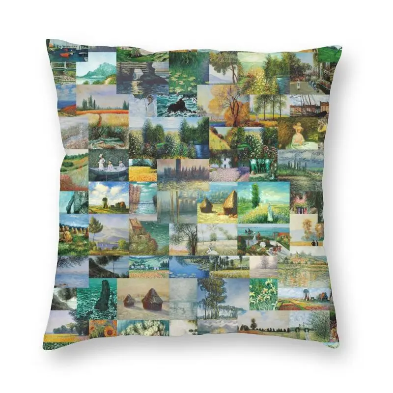 Claude Monet Painting Art Cushion Cover Double-sided Printing French Modern Art Floor Pillow Case for Sofa Pillowcase Decorative
Claude Monet Painting Art Cushion Cover Double-sided Printing French Modern Art Floor Pillow Case for Sofa Pillowcase Decorative