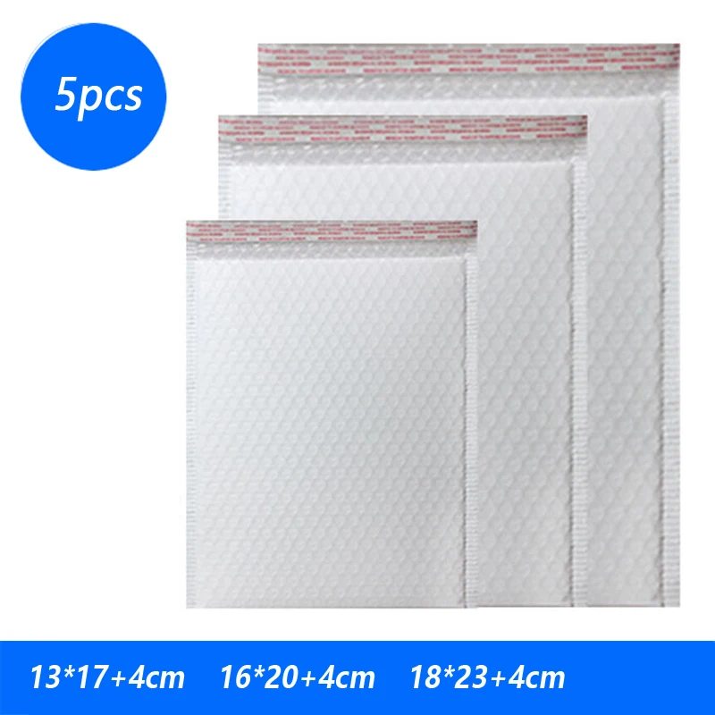 5pcs Poly Thickened Bubble Mailer White Self Seal Padded Envelopes Gift Bags For Book Magazine Lined Bubble Mailer Self Seal
5pcs Poly Thickened Bubble Mailer White Self Seal Padded Envelopes Gift Bags For Book Magazine Lined Bubble Mailer Self Seal