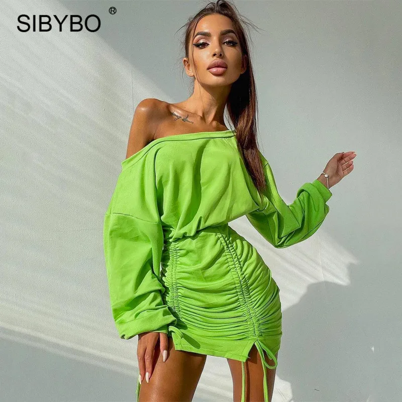 Женское облегающее платье Sibybo, кружевное мини-платье на завязках, вечерние платья с длинным рукавом и открытыми плечами, осень 2021
Женское облегающее платье Sibybo, кружевное мини-платье на завязках, вечерние платья с длинным рукавом и открытыми плечами, осень 2021