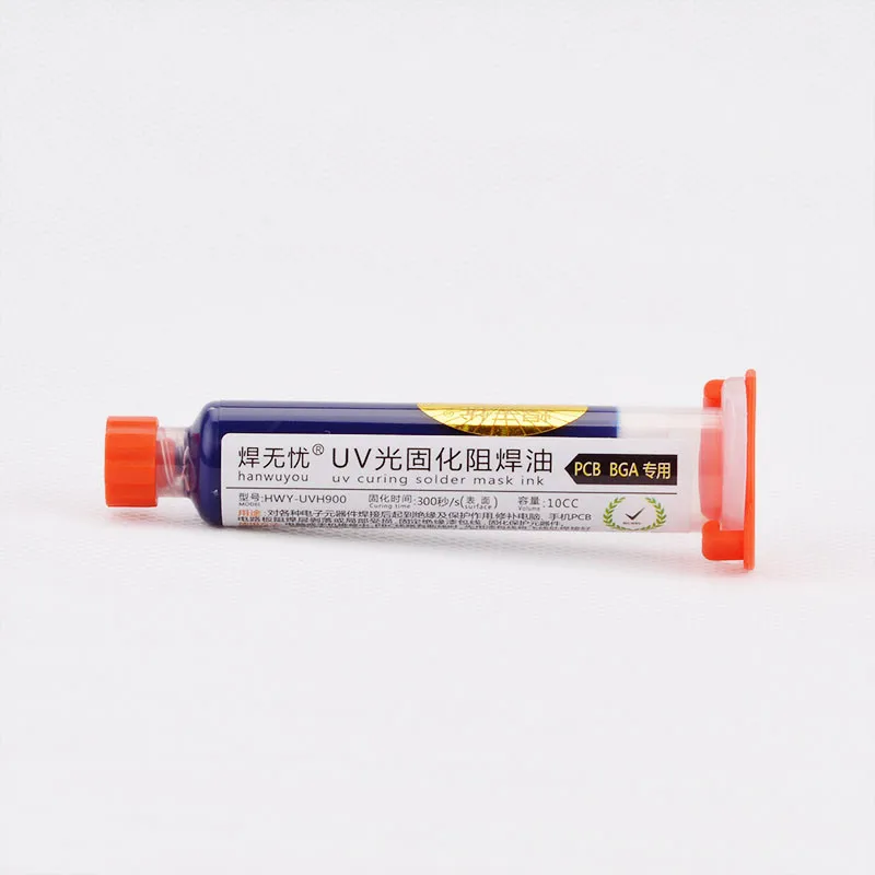 Blue UV Soldering Paste Flux 10CC For PCB BGA Circuit Board Protect Curable Solder Mask Welding Fluxe Oil +1 Syring Push Needle
Blue UV Soldering Paste Flux 10CC For PCB BGA Circuit Board Protect Curable Solder Mask Welding Fluxe Oil +1 Syring Push Needle