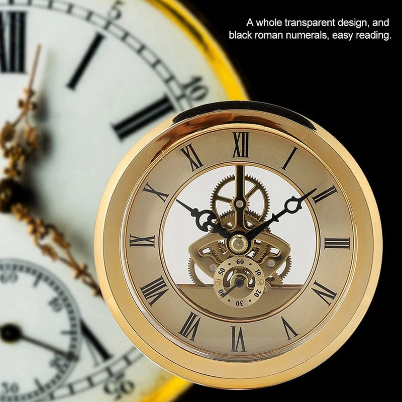 Toy Prop DIY Metal 103mm Built-In Clock Insert Transparent Clock DIY Desk Craft Clock Accessory Carnival Party Watch Repair Tool
Toy Prop DIY Metal 103mm Built-In Clock Insert Transparent Clock DIY Desk Craft Clock Accessory Carnival Party Watch Repair Tool